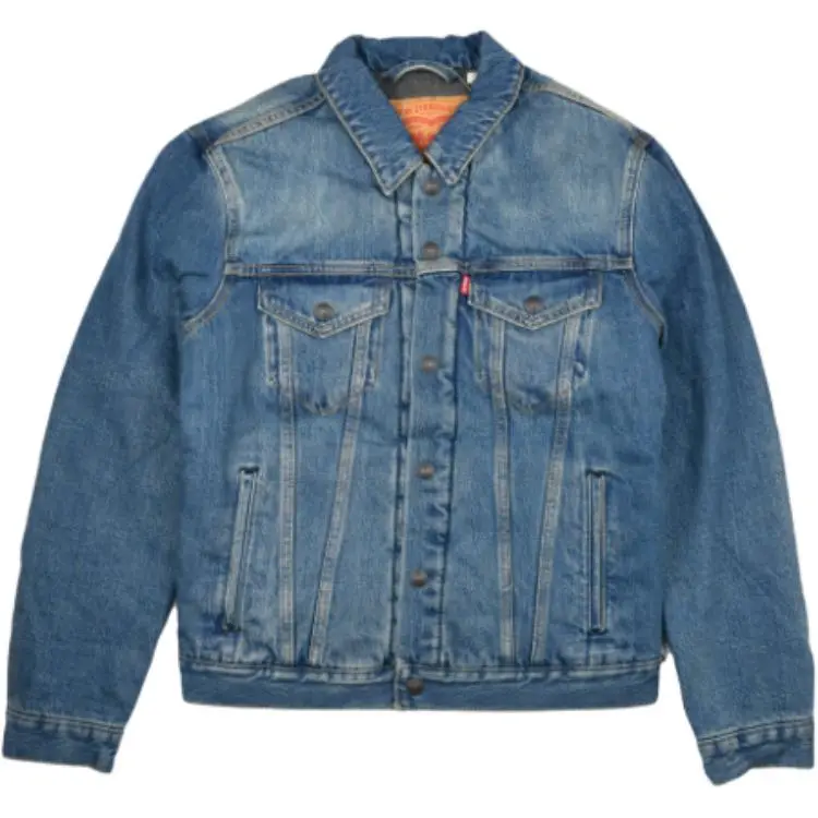 Levi's Denim Jackets Men's Blue Lapel Moderate Other