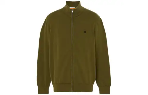 Timberland Jackets Men's Olive Green Stand Collar Moderate Other