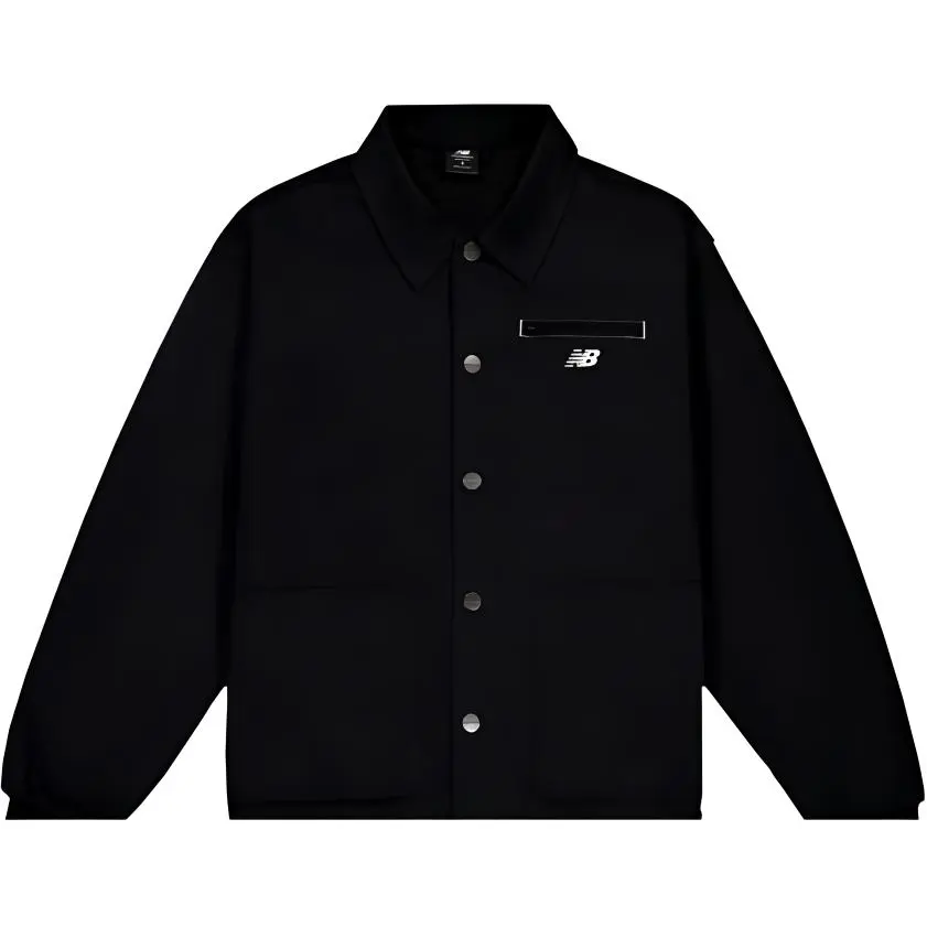 New Balance Jackets Men's Black Lapel Moderate Other