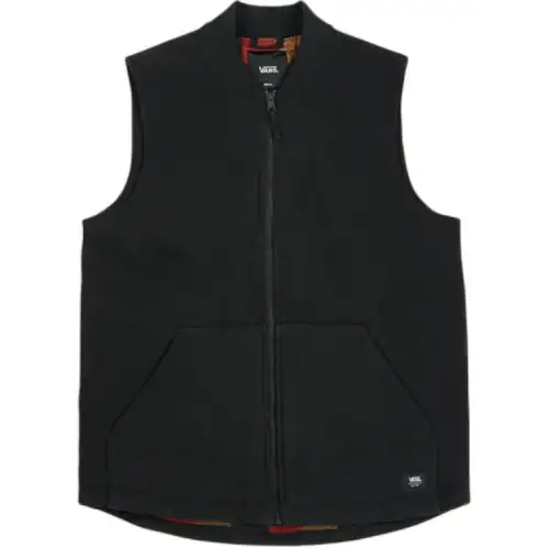Vans FW24 Plaid Talbot Vest Men's Black