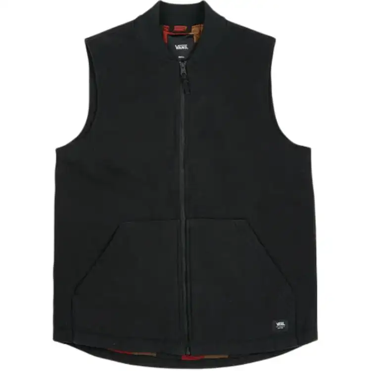 Vans FW24 Plaid Talbot Vest Men's Black