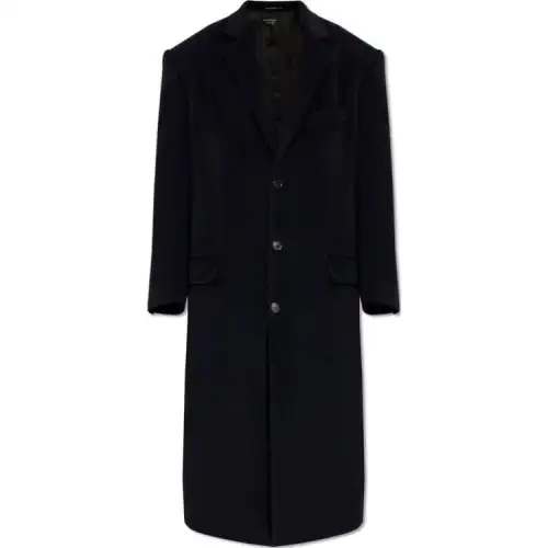 Balenciaga Collared Button-Up Coat