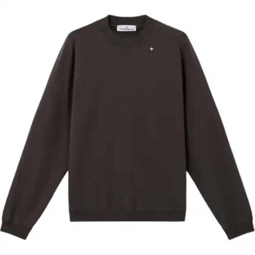 STONE ISLAND Crew Neck Compass Sweatshirt