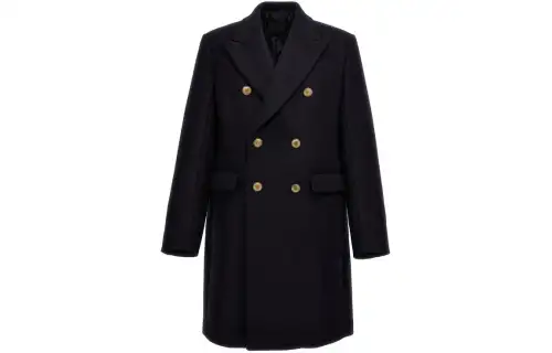PRADA Double Breasted Long Sleeved Coat