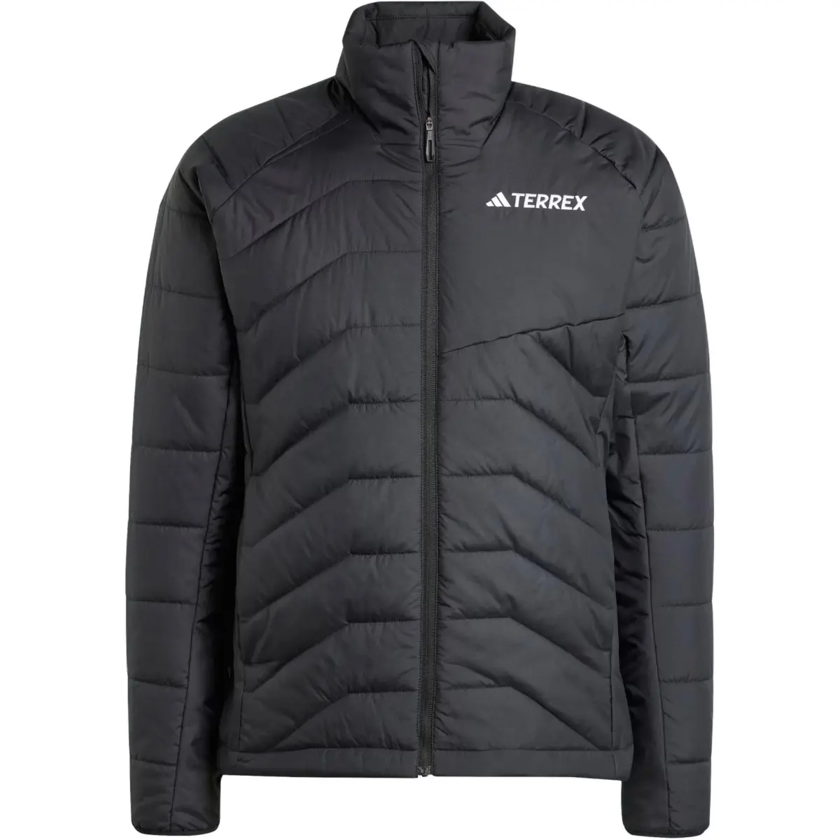 Adidas quilted-design long-sleeve jacket