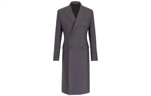 DIOR Coats Men's Purple Suit Collar Moderate Straight Fit
