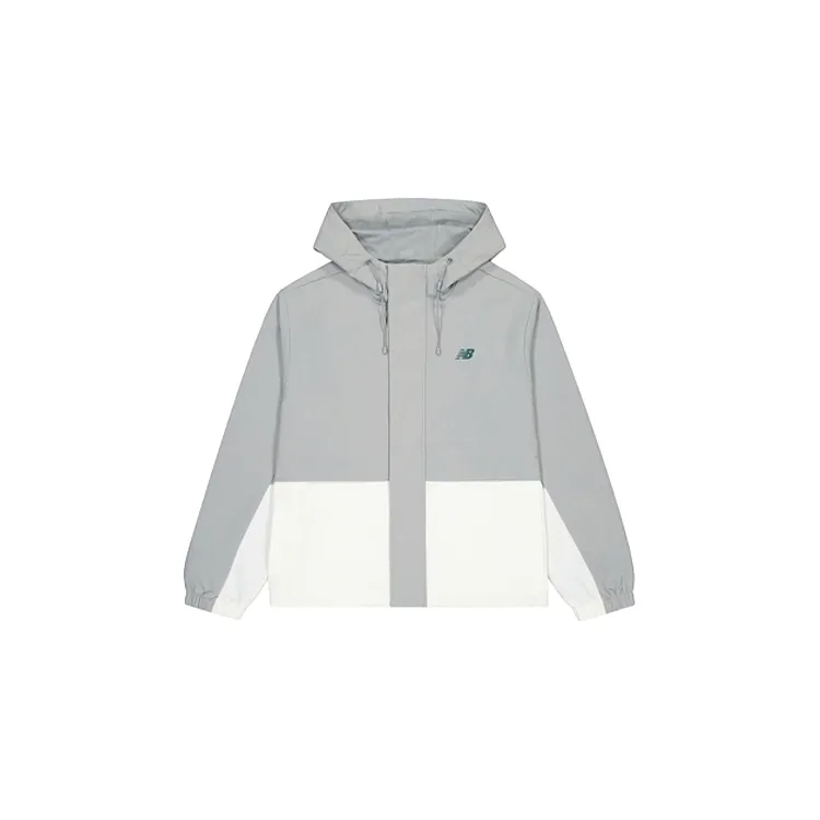New Balance Jackets Men's Gray Hooded Moderate Other
