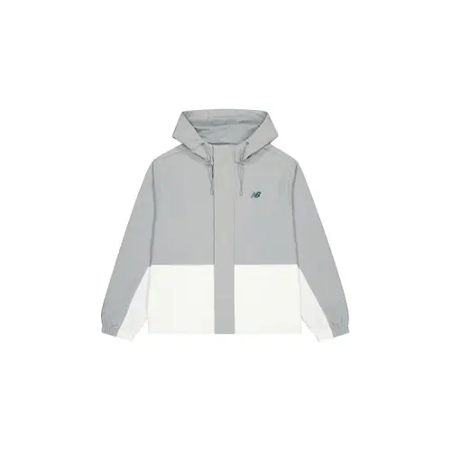 New Balance Jackets Men's Gray Hooded Moderate Other