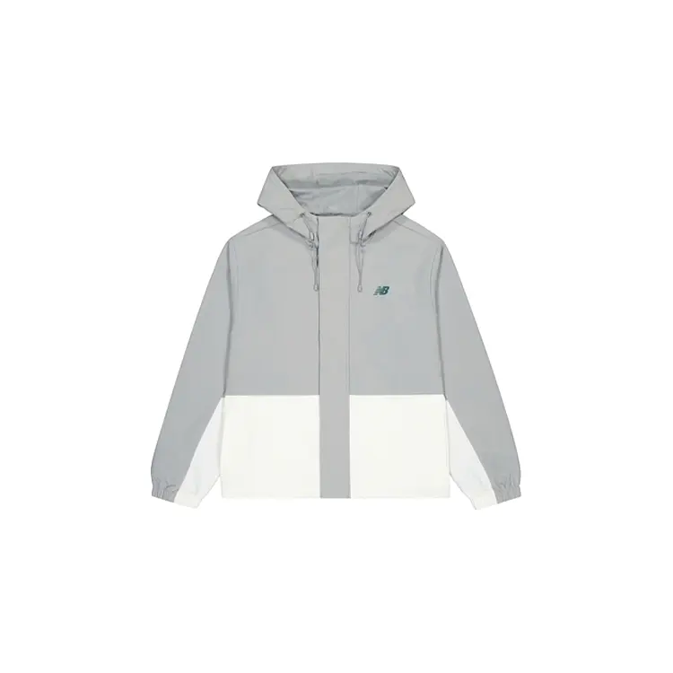 New Balance Jackets Men's Gray Hooded Moderate Other