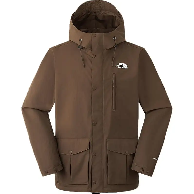 THE NORTH FACE Urban Exploration Hiking Waterproof, Windproof, And Breathable Windbreaker Jacket Men's Brown