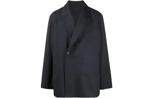 Balenciaga FW21 Coat Men's Dark Blue