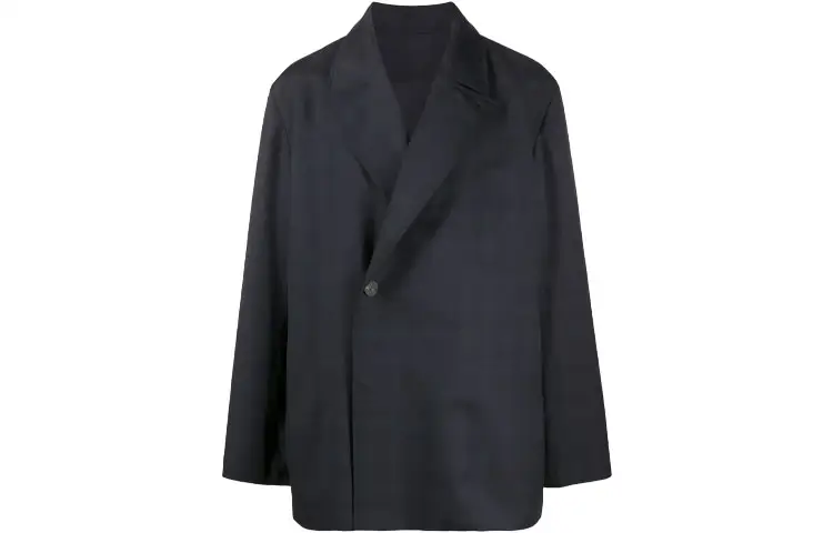 Balenciaga FW21 Coat Men's Dark Blue