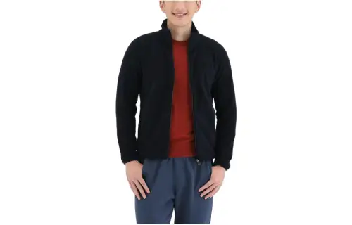 UNIQLO Stand Collar Fitted Long Sleeved Jacket Men's Black