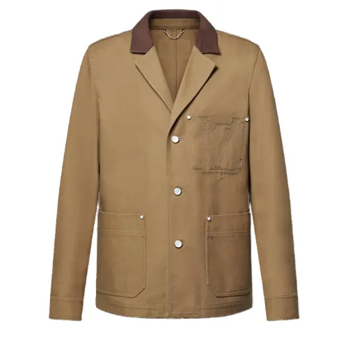 Lv Tailored Workwear Cotton Canvas Jacket
