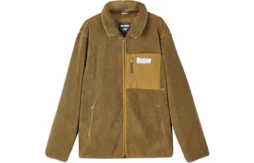 Skechers Sports Life Collection Velvet Jackets Unisex Light Brown/01N2 Stand Collar Moderate