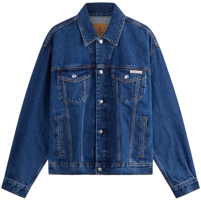 Мужская джинсовая куртка CALVIN KLEIN Denim Jacket (синяя)