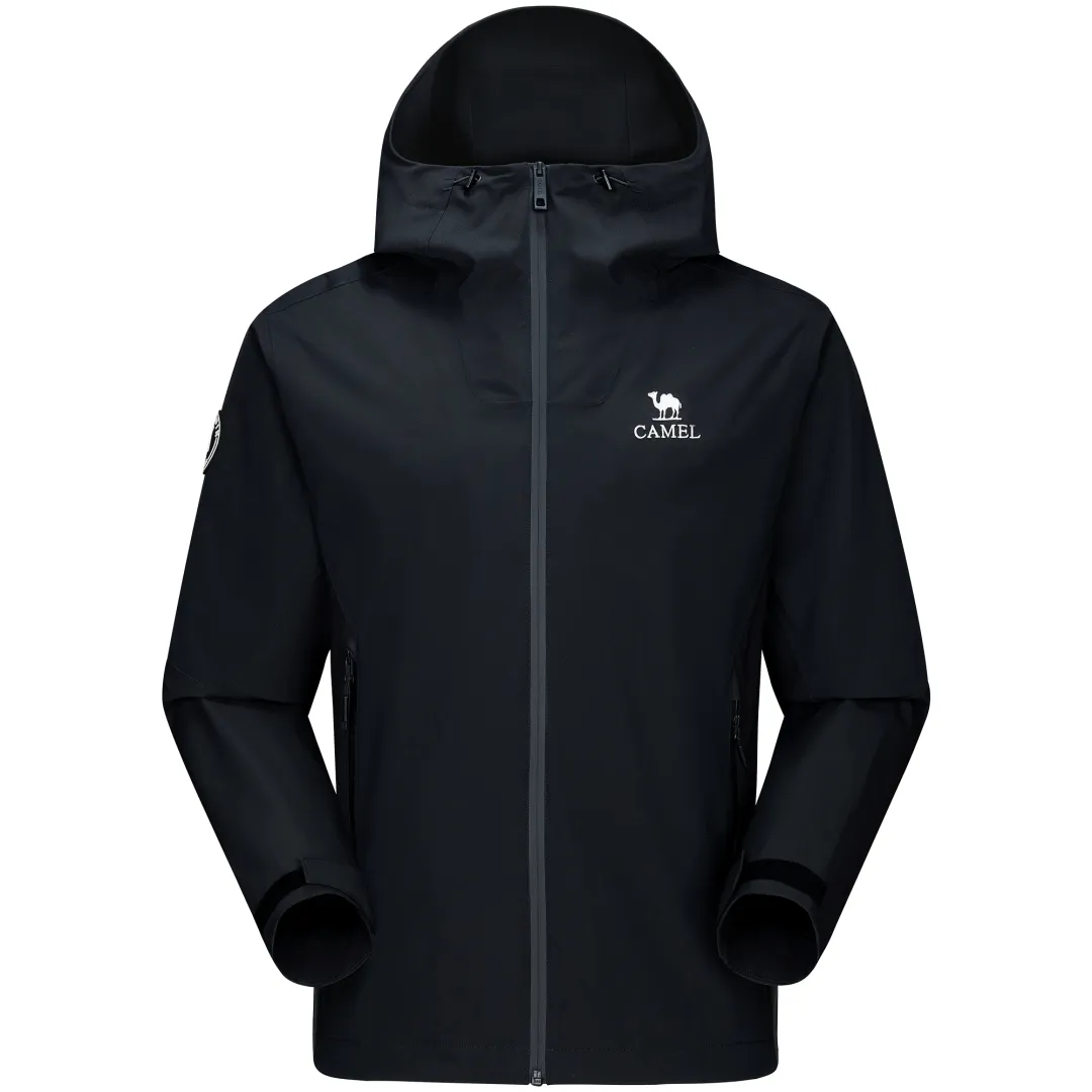 QIE Windbreaker Jackets Unisex Hooded Moderate