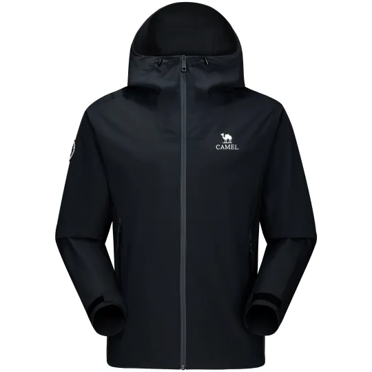 QIE Windbreaker Jackets Unisex Hooded Moderate