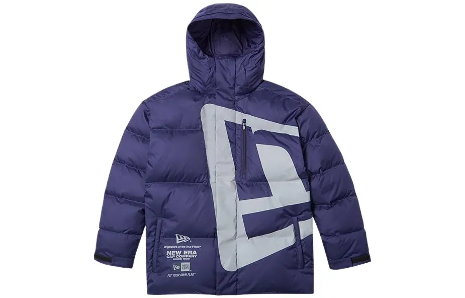 New Era Down Jacket Unisex Purple