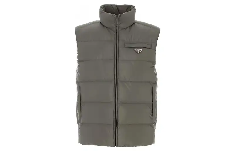 PRADA SS23 Down Jacket Men's Gray