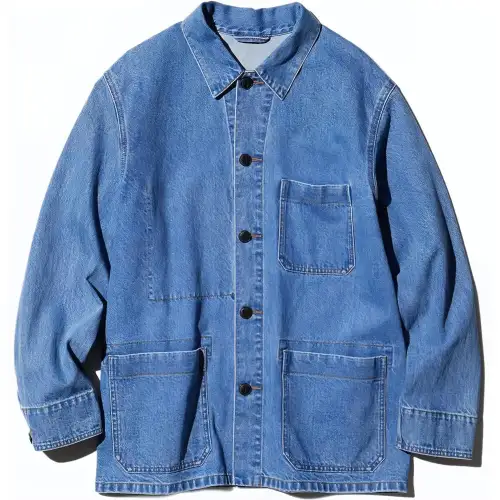 UNIQLO Denim Jacket Men's Lake Blue