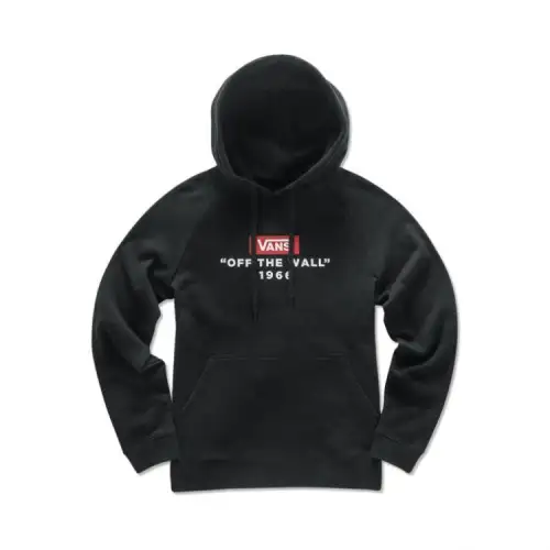 Vans Sweatshirts Unisex Black Hooded Moderate Regular