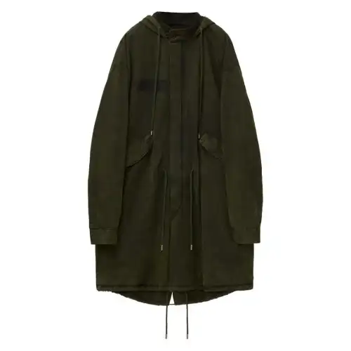 LOEWE FW24 Coat Men's Khaki Green