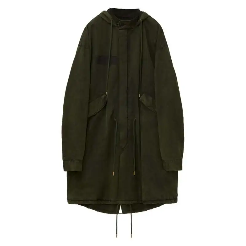 LOEWE FW24 Coat Men's Khaki Green