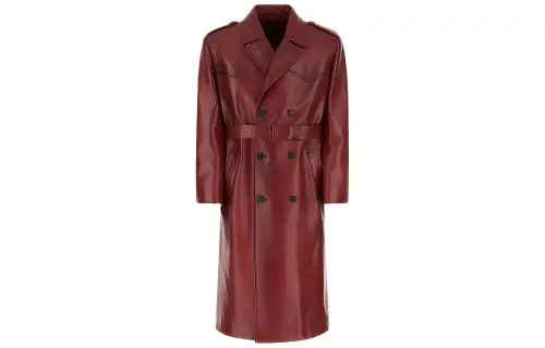 PRADA Coats Men's Red Moderate
