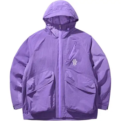 Anta Basketball Collection Jackets & Coats Unisex Fluorescent Grape Purple