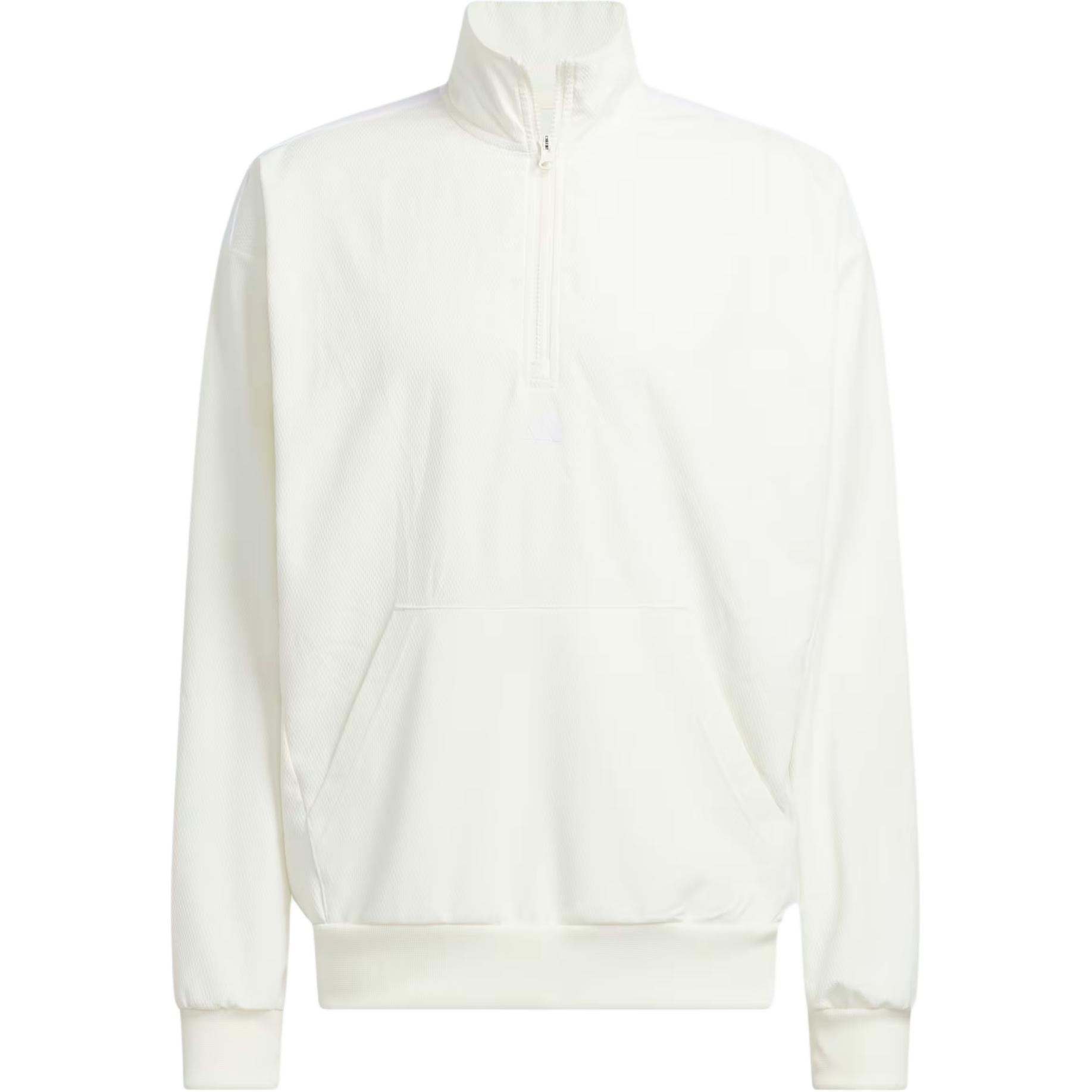 Adidas SELECT 1/4 ZIP HOODED JACKET Jackets & Coats Men's White