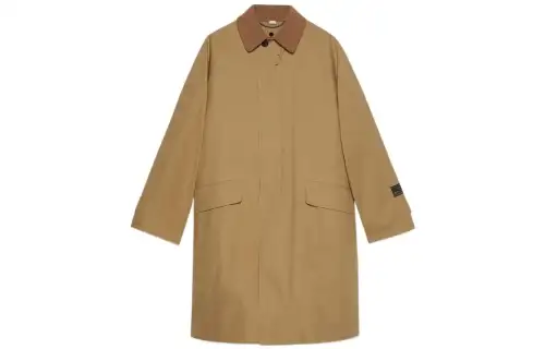 GUCCI Coats Men's Brown Moderate