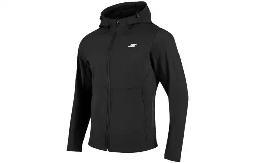 Skechers Jackets Men's Carbon Black/0018 Hooded Thickened Other