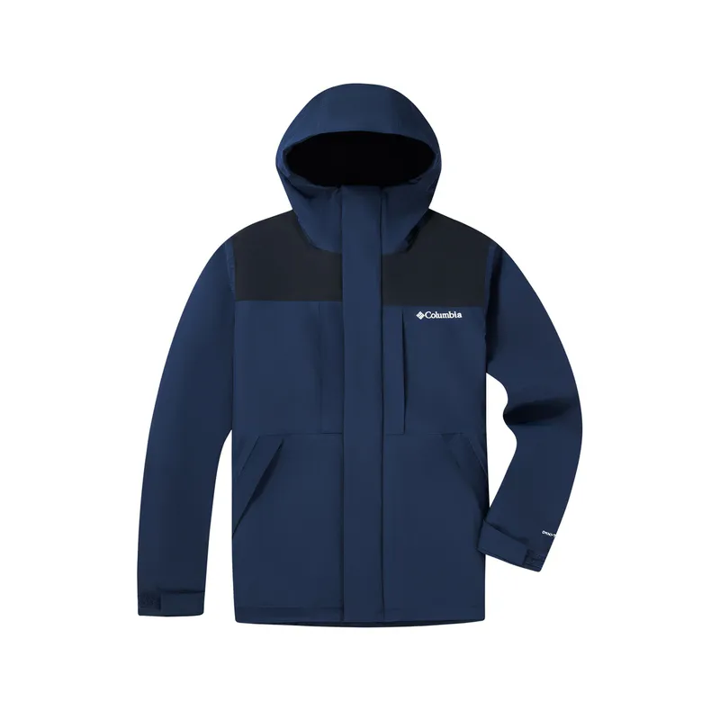 Columbia Waterproof, Windproof, Abrasion Resistant, Lightweight Windbreaker Jacket Men's Navy Blue