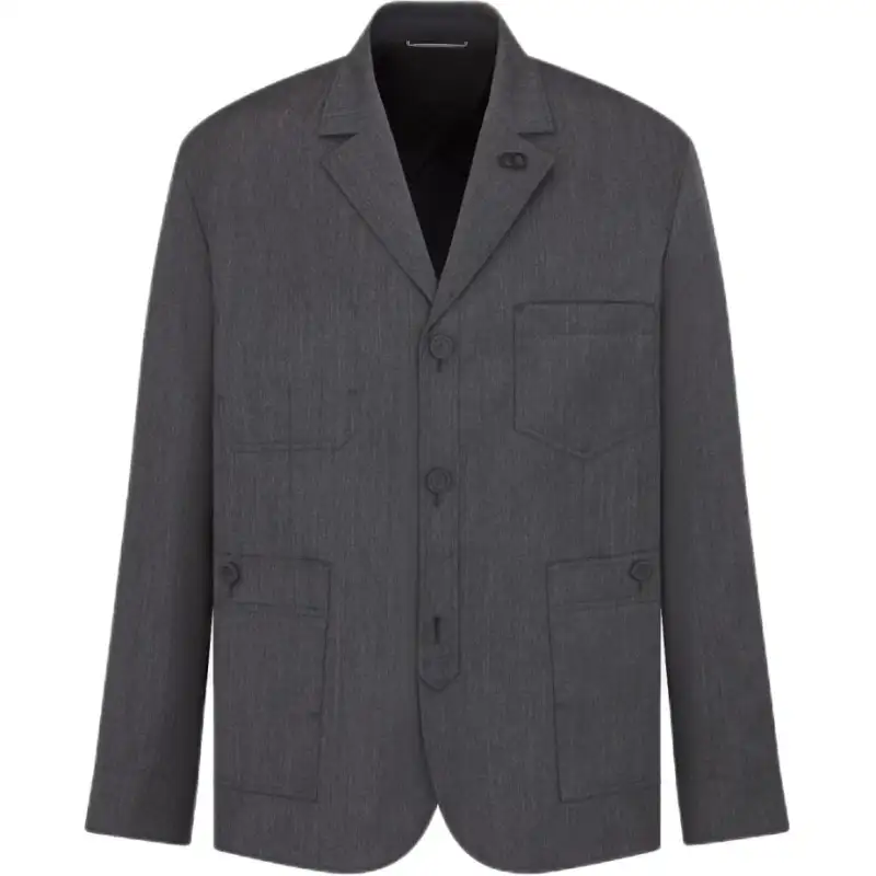 DIOR FW24 Jackets & Coats Men's Gray