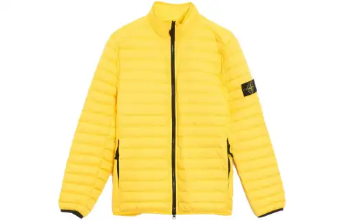 STONE ISLAND Logo Patch Zip Up Padded Jacket