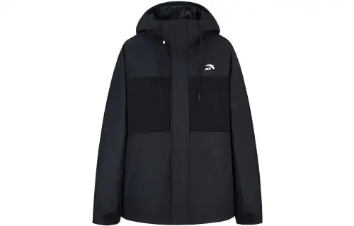 ANTA Down Jackets Men's Black Hooded Moderate Other