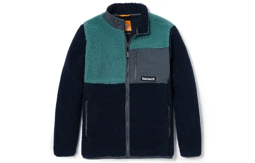 Timberland Fleece Clothing Unisex Dark Sapphire Crab Cyan