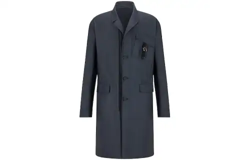 DIOR FW22 Coat Men's Concrete Gray