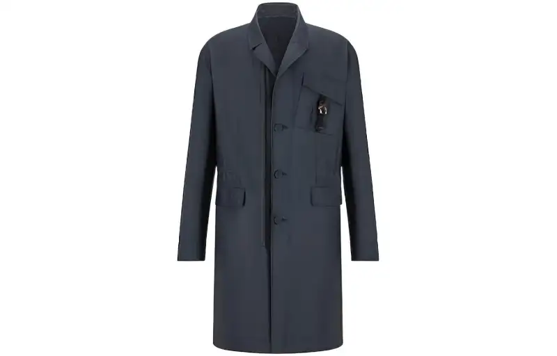 DIOR FW22 Coat Men's Concrete Gray