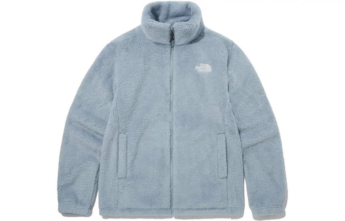 THE NORTH FACE Comfy Alpha Fleece Zip Up Powder Blue Unisex Korea Version
