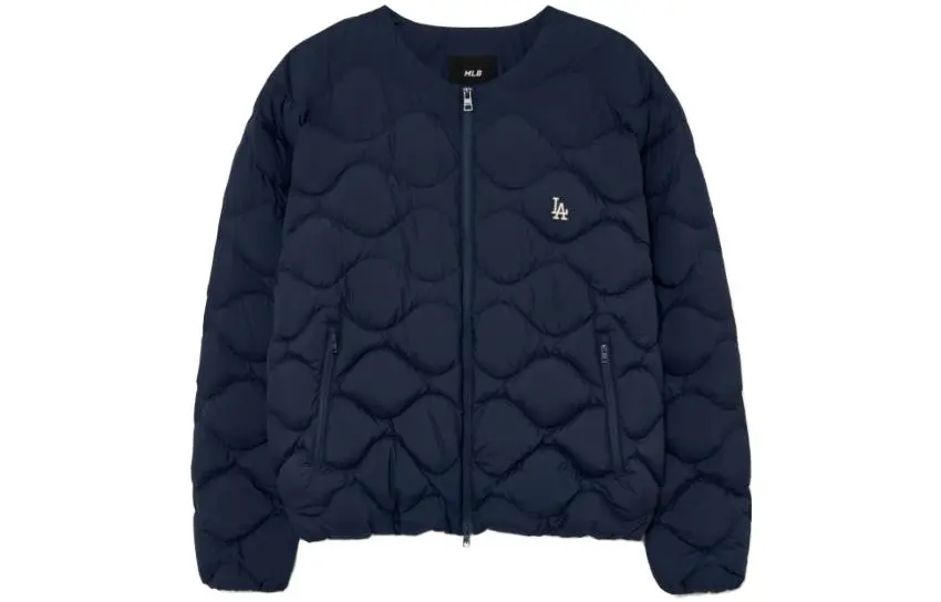 MLB Jackets Men's Blue Crew Neck Moderate