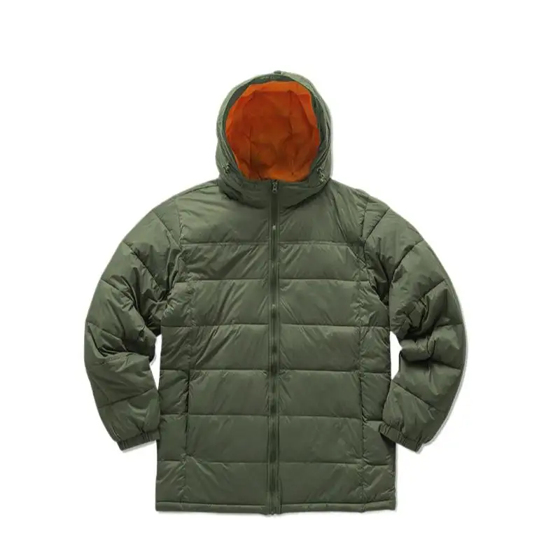 Vans Puffer Jackets Men's Green Hooded Moderate Puffer Jacket