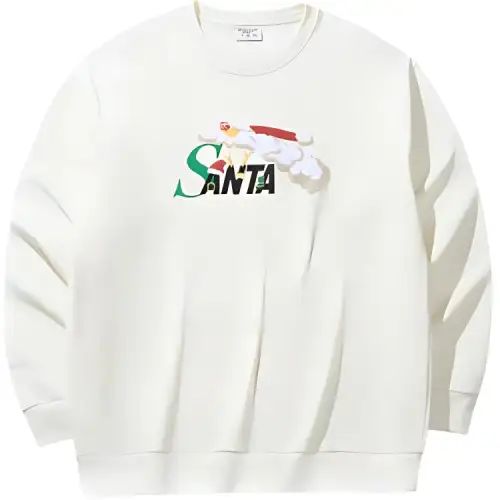 Anta Basketball Collection Sweatshirt Unisex Tidal Cloud White