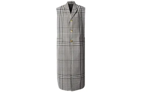 Burberry Coats Men's Dark Brown Lapel Moderate Straight Fit