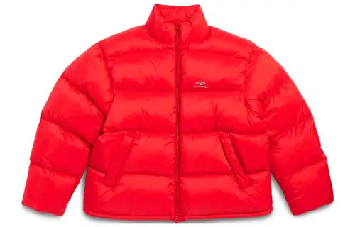 Balenciaga Puffer Jacket Loose Fit Men's Red