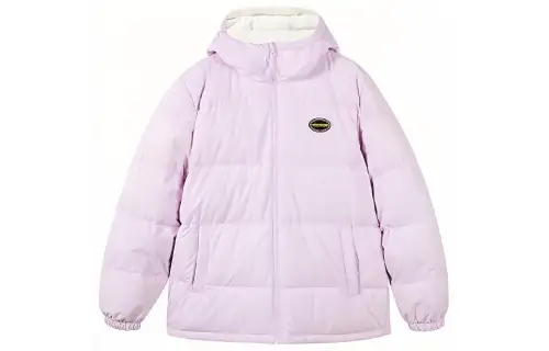 Skechers Down Jackets Unisex Mist Purple Hooded Thickened Other
