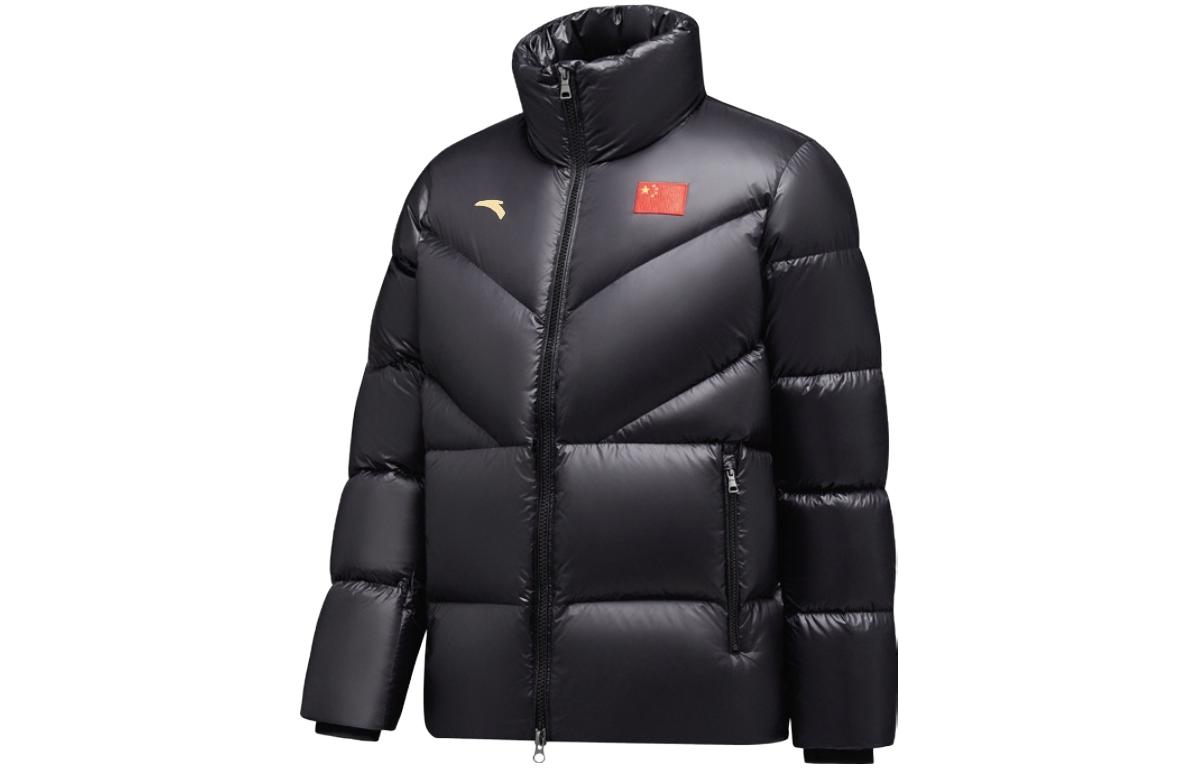 Sports keep warm breathable windproof long-sleeve for leisure, black down jacket for men and women
