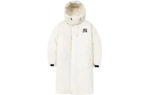 MLB Down Jacket Long Unisex White