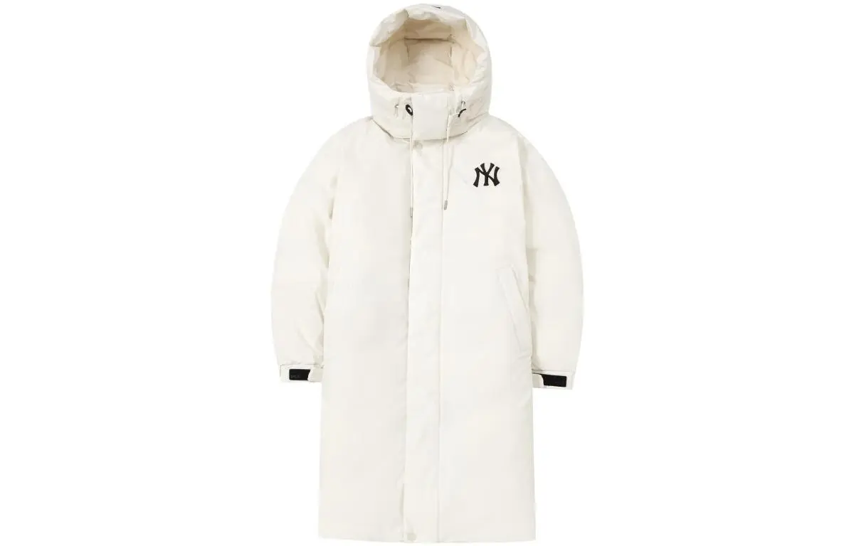 MLB Down Jacket Long Unisex White